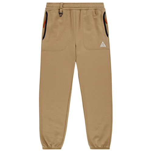 Pantalon ACG - Nike beige à coupe décontractée avec taille et chevilles élastiquées poches zippées vue de face