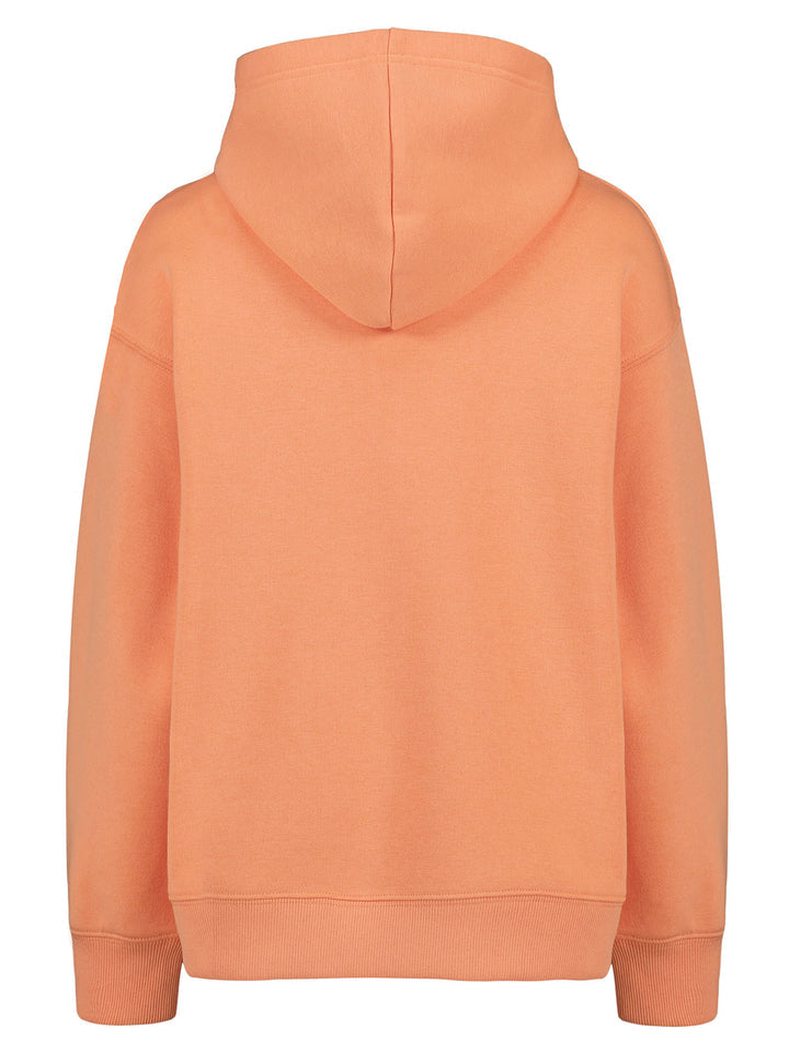 Hoodie - Roxy orange à capuche avec manches longues et poignets côtelés vue de dos