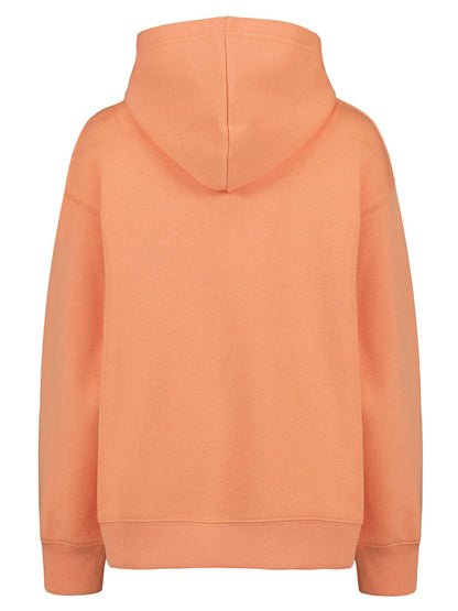 Hoodie - Roxy orange à capuche avec manches longues et poignets côtelés vue de dos