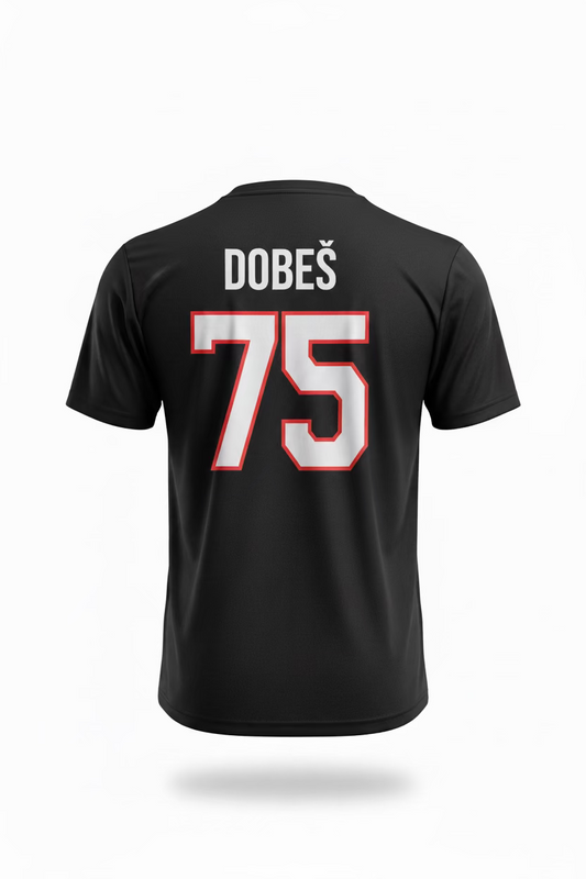T-Shirt Polyester Noir - Dobes #75