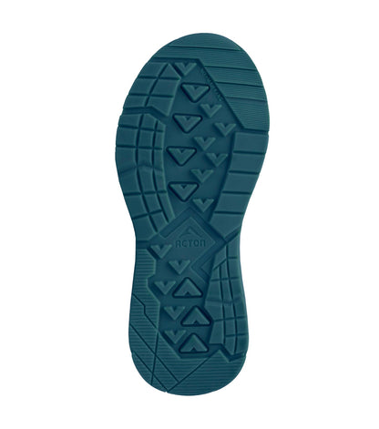 Bottes Mi-Saison Trailblazer - Acton semelle extérieure bleu pétrole à reliefs crantés vue de dessous