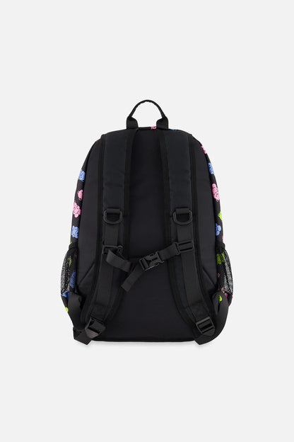 Sac à dos noir imprimé jujubes - Deux Par Deux