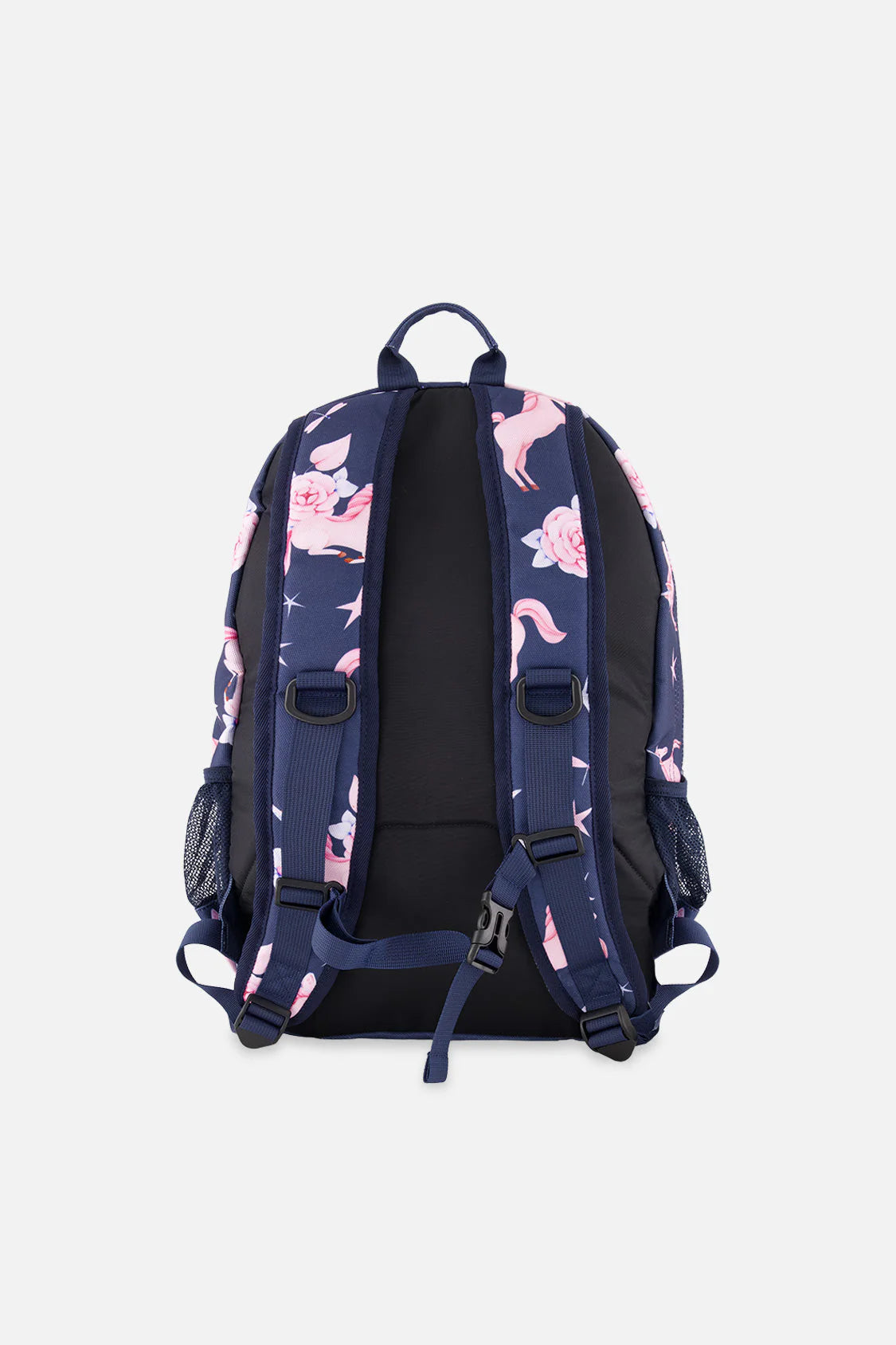 Sac à dos bleu marine imprimé licornes - Deux Par Deux