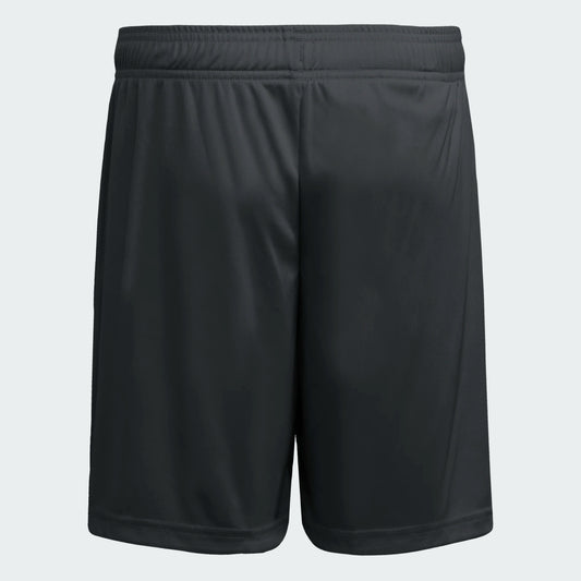 Short Extrada 26 - Adidas noir à taille élastique et coupe sportive vue de face