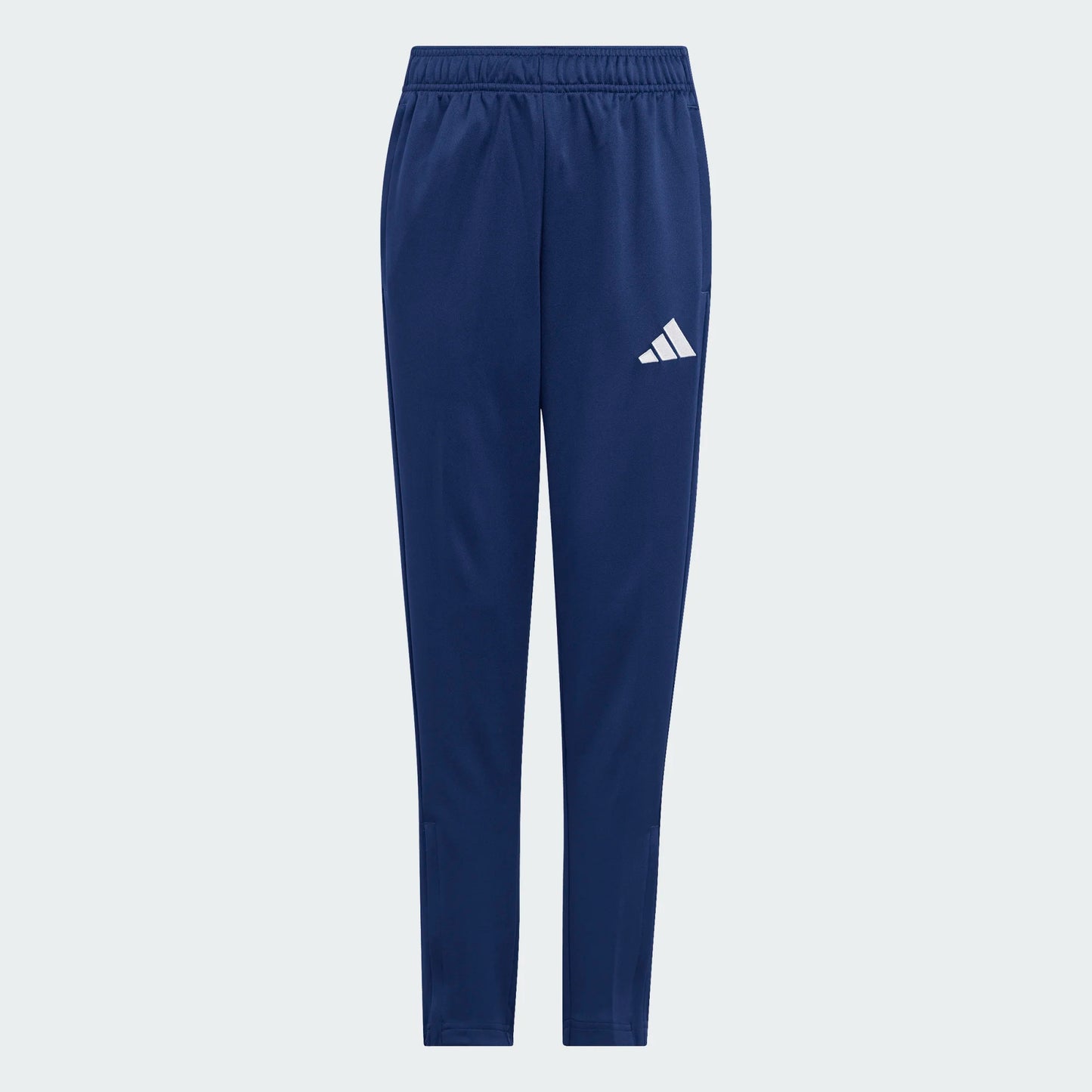 Pantalon ENT26 TR - Adidas bleu marine en polyester recyclé avec taille ajustable, style sport, vue de face.
