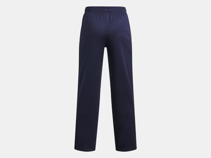 Pantalon UA Brawler 3.0 Tapered - Under Armour, pantalon bleu marine à taille élastiquée, vue de face
