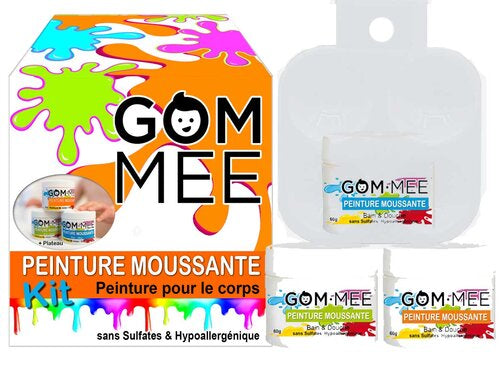 NETTOYANT PEINTURE MOUSSANTE CORPS BOÎTE DE 3 X 60G BL-VR-OR | GOMMEE