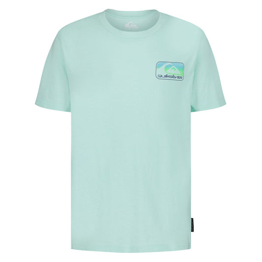 T-Shirt - Quiksilver vert pâle 100% coton, image galerie position 1, format carré 580x580 pixels.