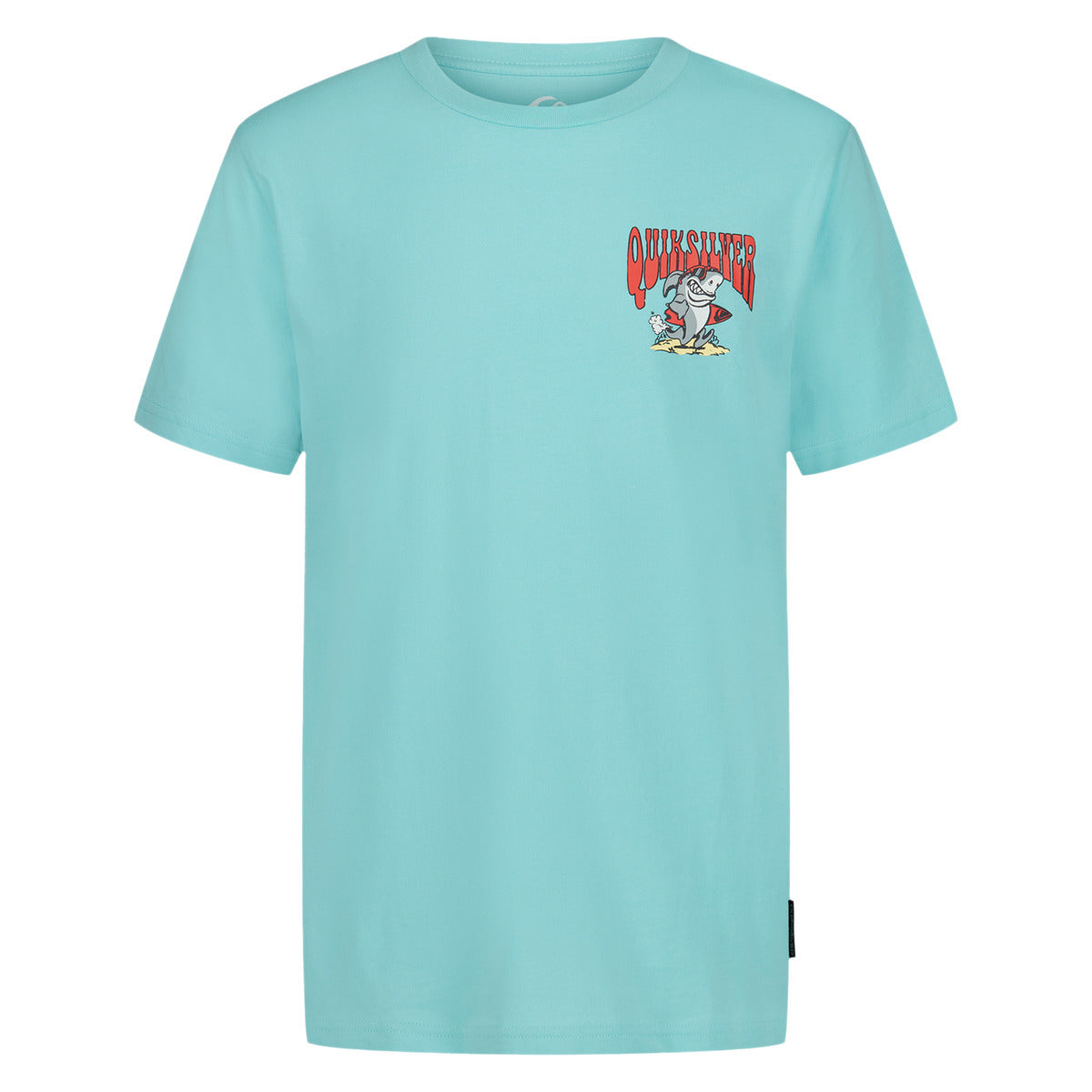T-Shirt - Quiksilver couleur bleu clair avec logo graphique sur poitrine galerie position 1 dimensions 1200x1200