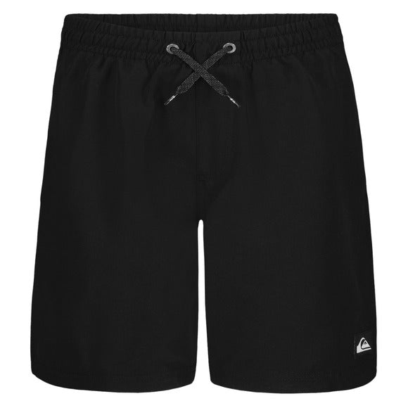 Maillot de bain - Quiksilver noir simple avec cordon de serrage, image galerie 3, format carré 580x580 pixels.
