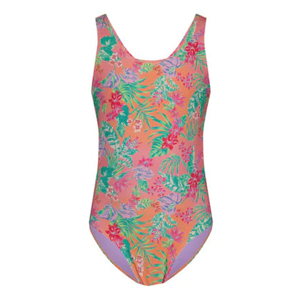 Maillot de bain - Roxy, motif floral coloré, image 1 de la galerie, format carré 430x430 pixels, polyester 100%