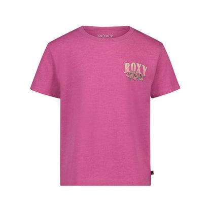 Simulated alt text for T-Shirt - Roxy for entrepot-lenfant-unique.myshopify.com. You are an expert SEO agent. You will generate an ALT text for this image. <Product_Context> Only use the following explicitly enabled Shopify catalog context: ...