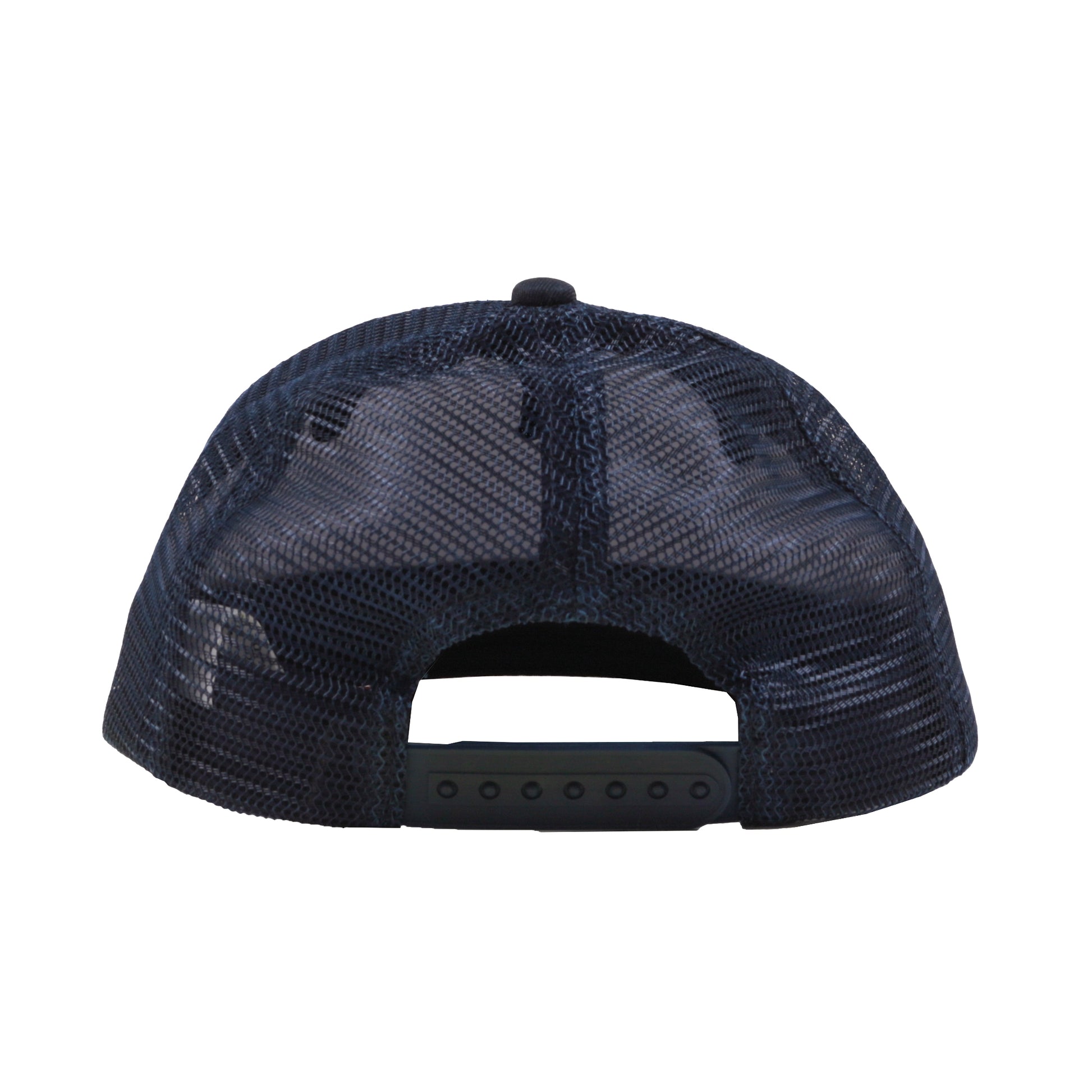 Casquette - Nanö réglable en filet noir, vue de dos avec fermeture ajustable, style unisexe adulte ou enfant