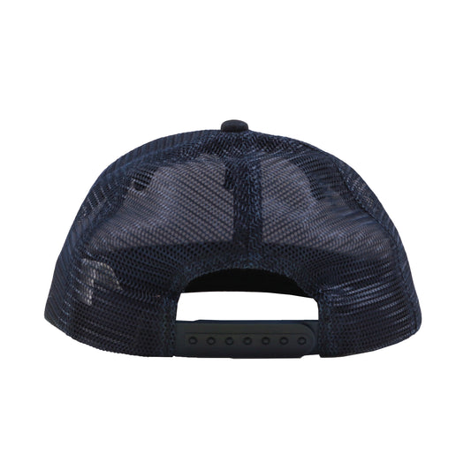 Casquette - Nanö réglable en filet noir, vue de dos avec fermeture ajustable, style unisexe adulte ou enfant