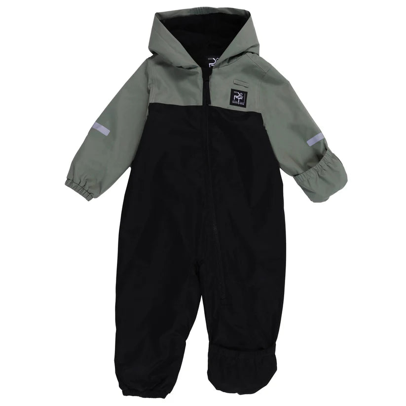 Ensemble 1 pièce - Peluche & Tartine combinaison imperméable avec capuche et éléments réfléchissants pour enfant.