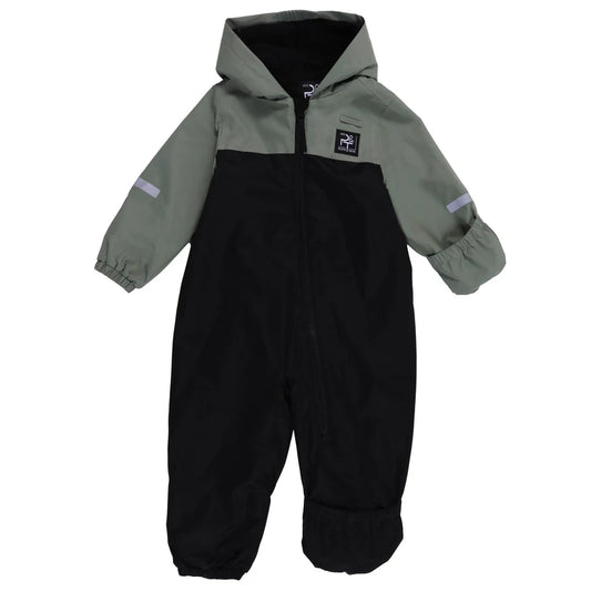 Ensemble 1 pièce - Peluche & Tartine combinaison imperméable avec capuche et éléments réfléchissants pour enfant.