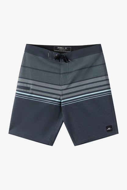 Maillot de bain - O'Neill garçon, boardshort à taille fixe avec motifs rayés, vue produit portrait 1200x1800.