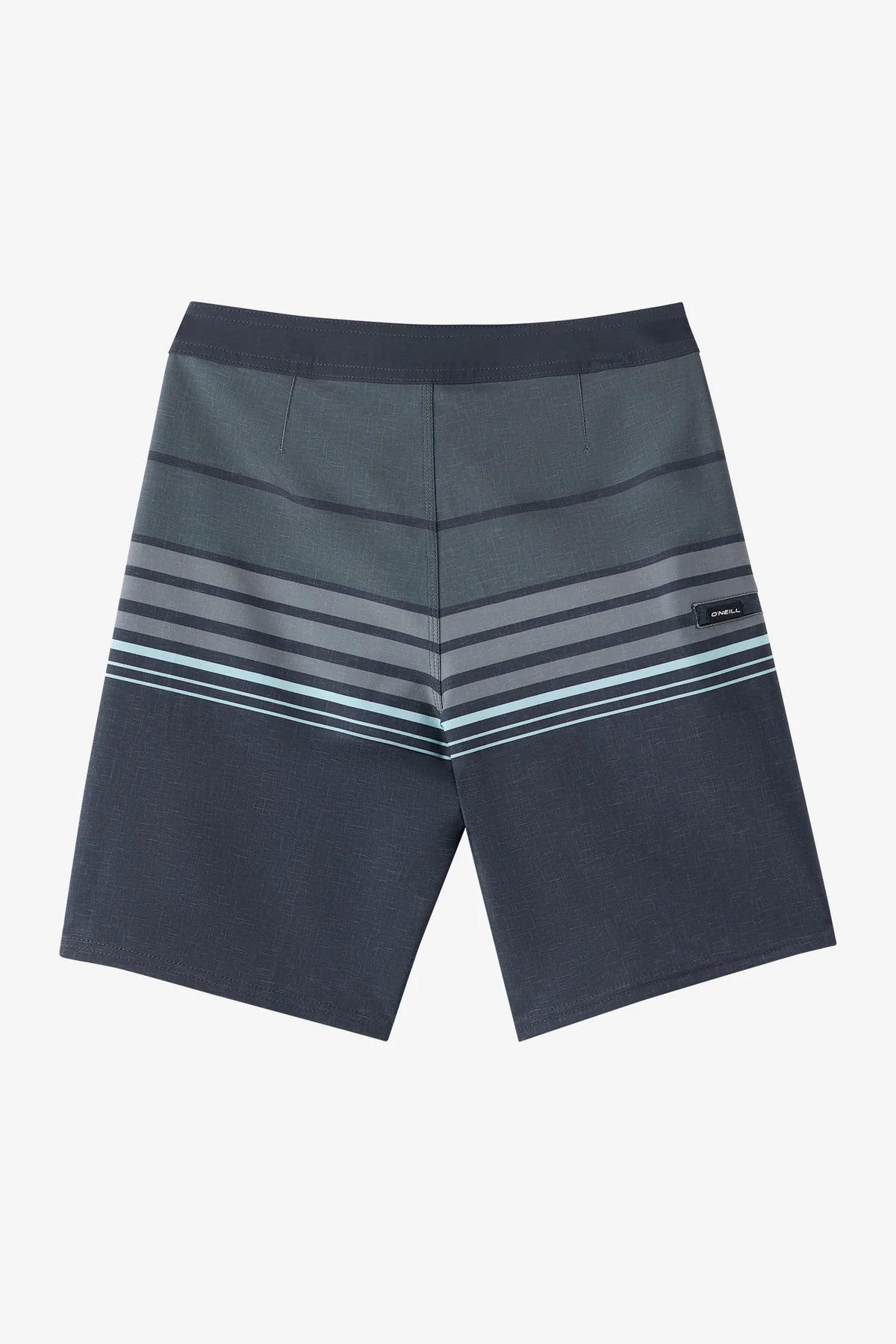Maillot de bain - O'Neill garçon, boardshort à rayures grises et bleues, vue portrait, galerie 3, 1200x1800 px