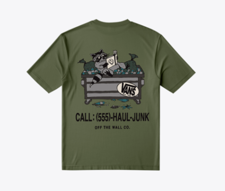 T-Shirt Dumpster Raccoon - Vans