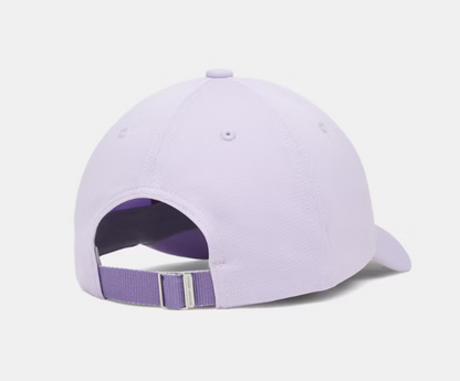 Casquette UA Blitzing - Under Armour lilas ajustable avec fermeture à boucle en métal, vue arrière détaillée