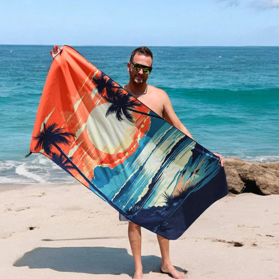 Beach towel - Camping destination