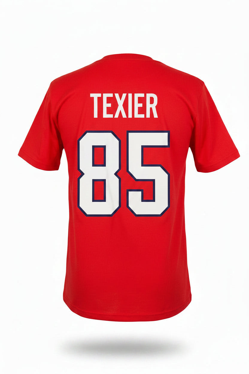 T-Shirt Coton rouge Adulte - Texier #85