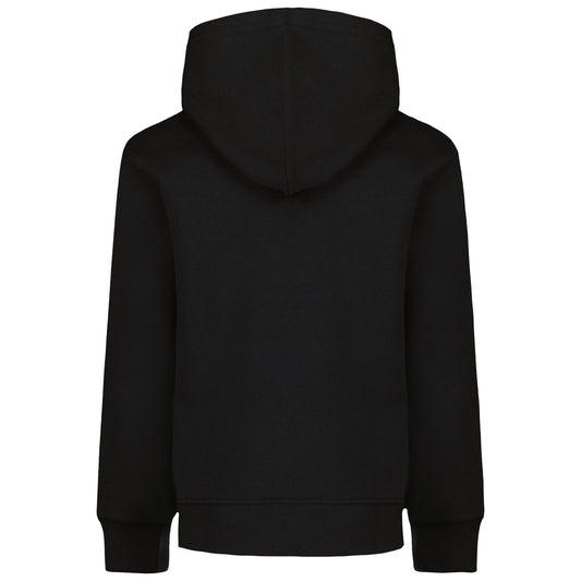 Hoodie - Under Armour noir à capuche avec manches longues et poignets côtelés vue de dos