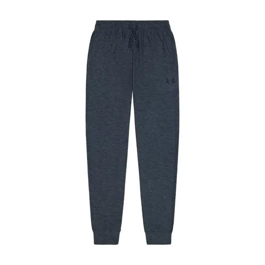 Pantalon - Under Armour gris foncé style jogging à taille élastique et chevilles resserrées, vue de face