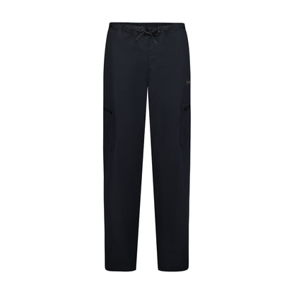 Pantalon Cargo - Under armour noir à poches cargo latérales et taille à cordon, vue de face