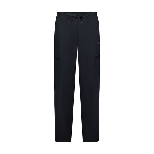 Pantalon Cargo - Under armour noir à poches cargo latérales et taille à cordon, vue de face