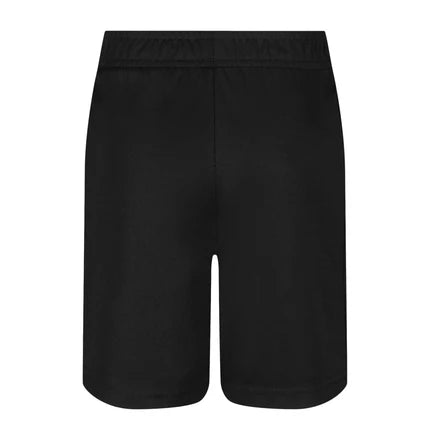 Short - Under Armour noir en polyester 100%, style sport, pour enfant, vue de dos.