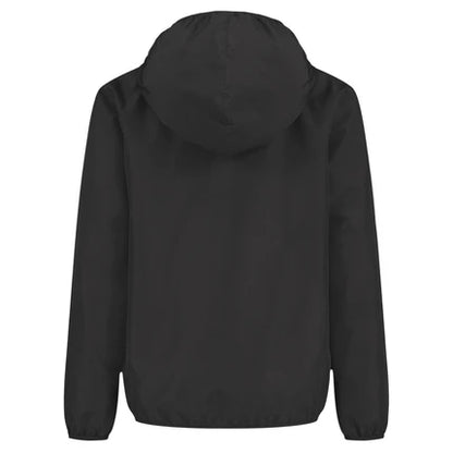 Manteau Coupe-Vent - Under Armour noir avec capuche et doublure mesh, pour enfant, vue de dos, image galerie 4 carrée 430x430