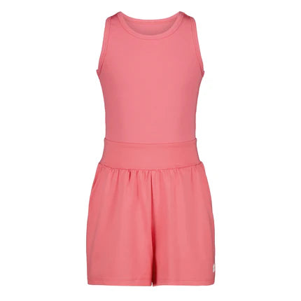 Combi-Short - Under Armour rose sans manches avec taille élastique pour un confort optimal.