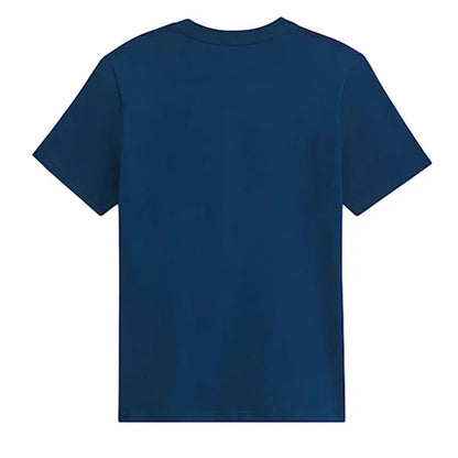 T-Shirt Big Push - Vans uni bleu marine en coton, coupe droite, vue de dos, taille adulte homme.
