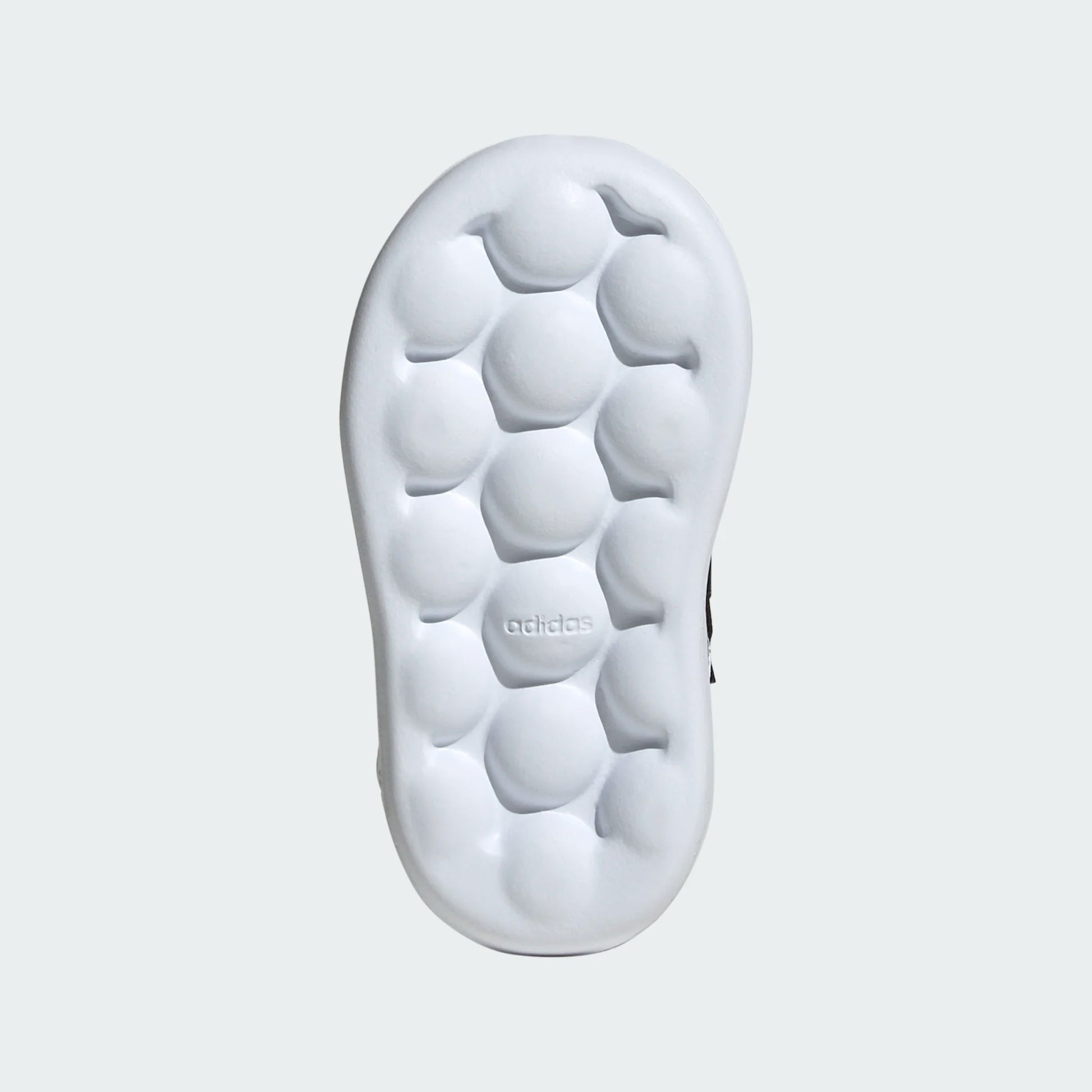 Espadrilles - Adidas GRAND COURT SPIDER-MAN semelle blanche vue de dessous détail adhérence pour garçon.