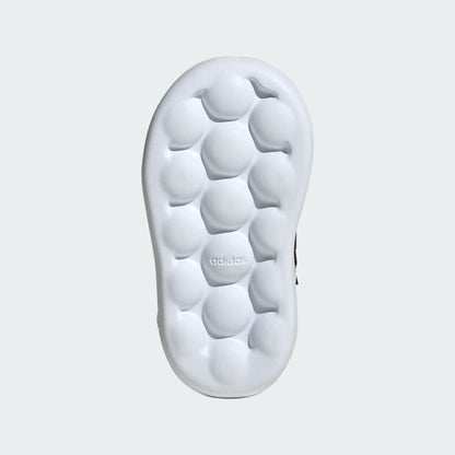 Espadrilles - Adidas GRAND COURT SPIDER-MAN semelle blanche vue de dessous détail adhérence pour garçon.