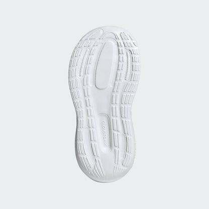 Espadrilles Runfalcon - Adidas, semelle blanche avec motifs d'adhérence en caoutchouc, vue de dessous