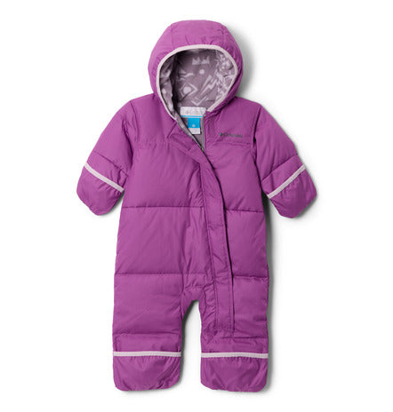 Habit de neige Snuggly Bunny™ II Bunting - Columbia violet avec capuche doublée, rembourré, pour bébé fille, vue de face