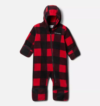Columbia mid-season polar one-piece coat for infants aged 0-3 months, featuring a cozy design and soft fabric.