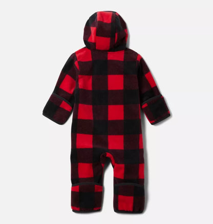 Manteau mi-saison en polar Columbia pour bébé 0-3 mois, couleur douce avec fermeture éclair et capuche.