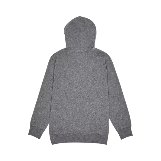Hoodie - Fox gris en molleton coton et polyester, style garçon, vue de dos avec capuche et manches longues