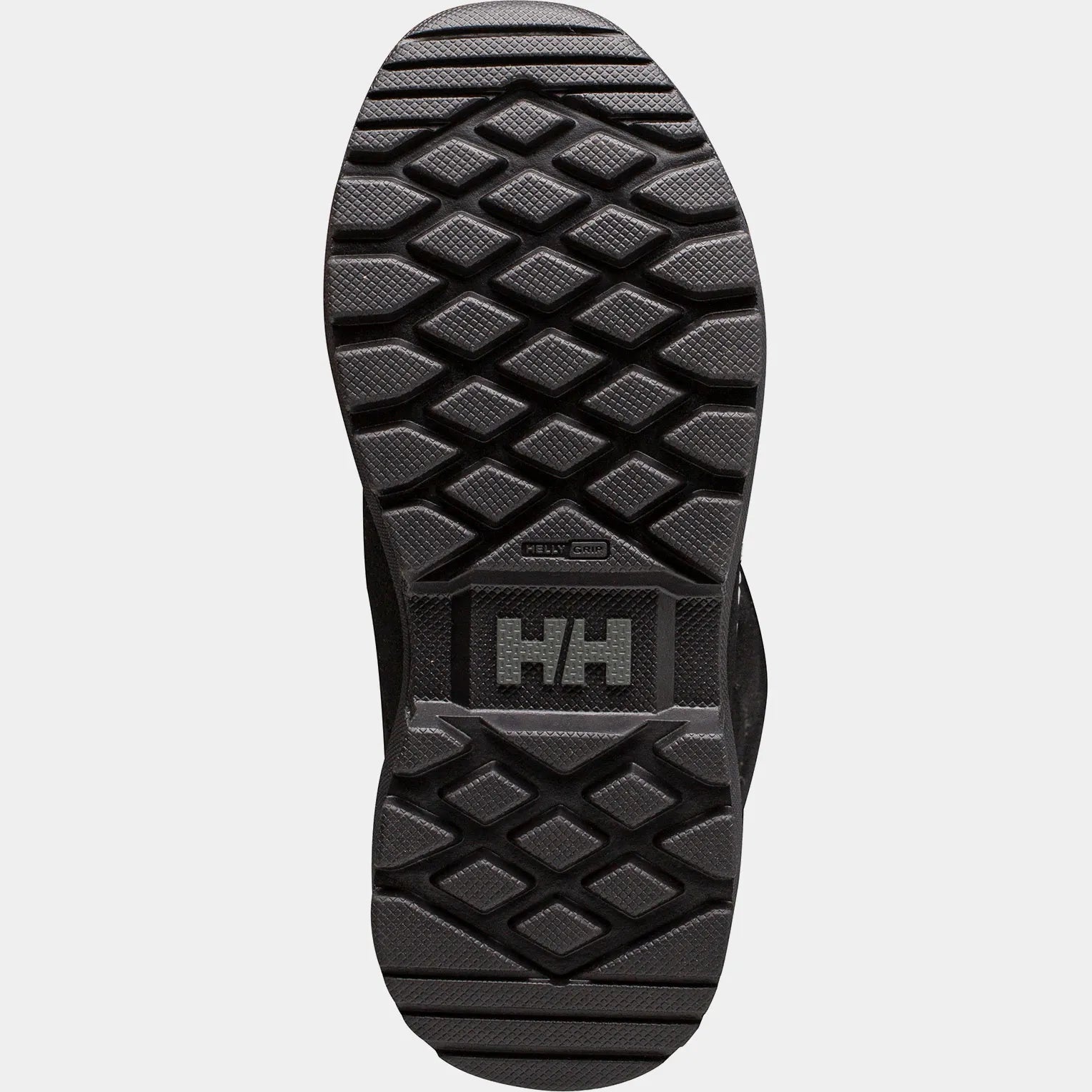 Bottes d'hiver - Helly Hansen noire vue de dessous semelle antidérapante en caoutchouc pour enfant
