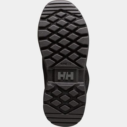 Bottes d'hiver - Helly Hansen noire vue de dessous semelle antidérapante en caoutchouc pour enfant