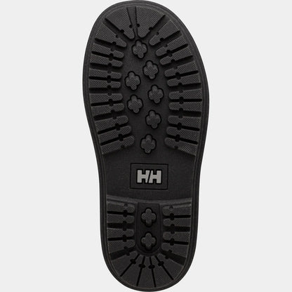 Bottes d'hiver - Helly Hansen semelle noire en caoutchouc avec motif d’adhérence, vue de dessous