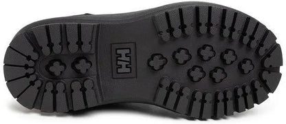 Bottes d'hiver pour homme - Helly Hansen vue semelle en caoutchouc noire avec motifs antidérapants détaillés