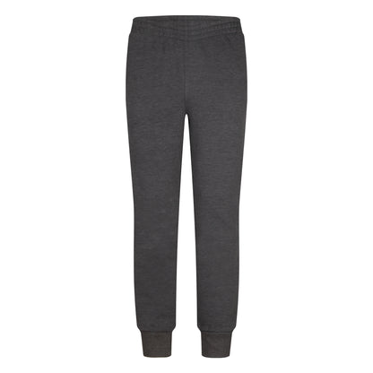 Pantalon - Hurley gris foncé en terry français doux, coupe jogger avec ceinture élastique, poches latérales, pour garçon, vue de face