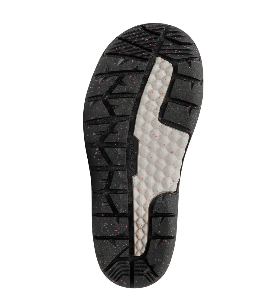 Bottes d'hiver Gummy - Acton semelle extérieure noire à crampons vue de dessous pour enfant