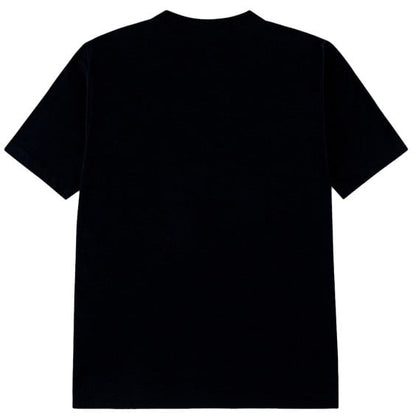 T-Shirt - Jordan noir en coton polyester, manches courtes, style basique pour garçon, vue de dos.