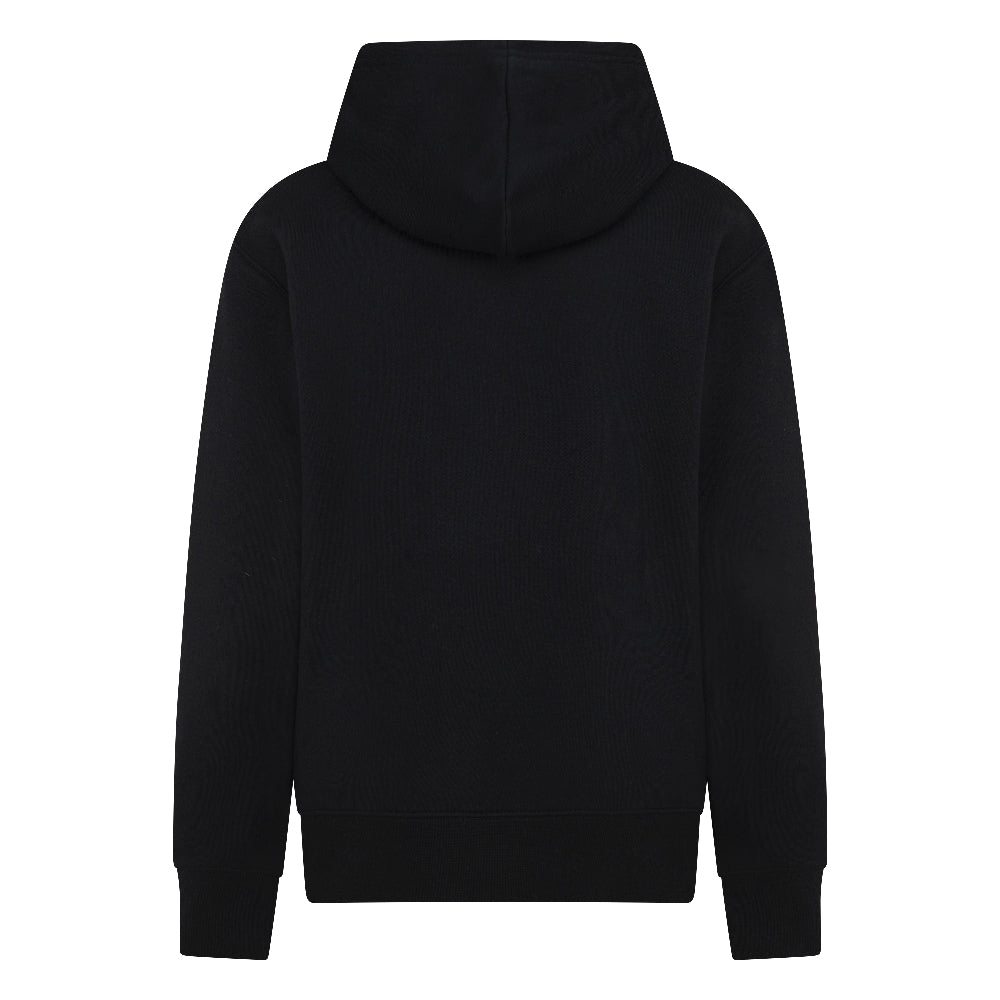 Hoodie - Jordan noir en coton épais pour garçon, style à capuche, vue de dos.