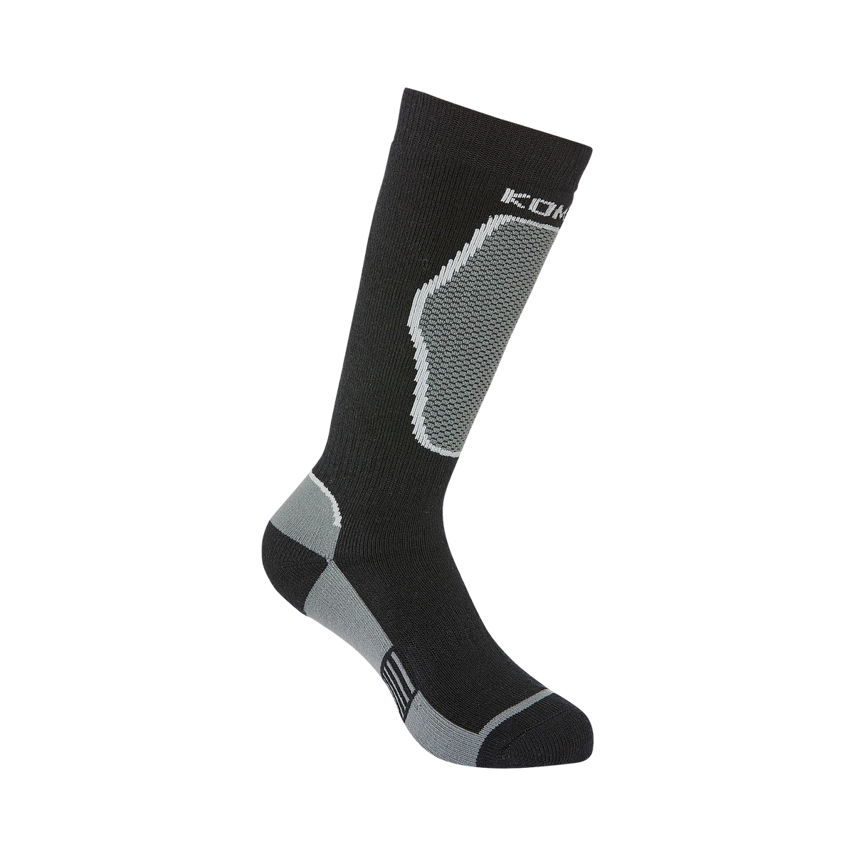 Bas thermal The Brave - Kombi noir et gris avec zones renforcées et empiècements texturés vue de profil